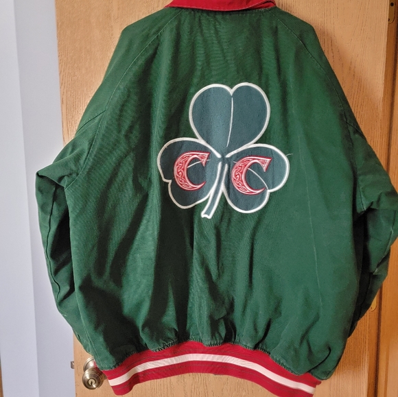Green and Red Varsity Jacket - Picture 2 of 14